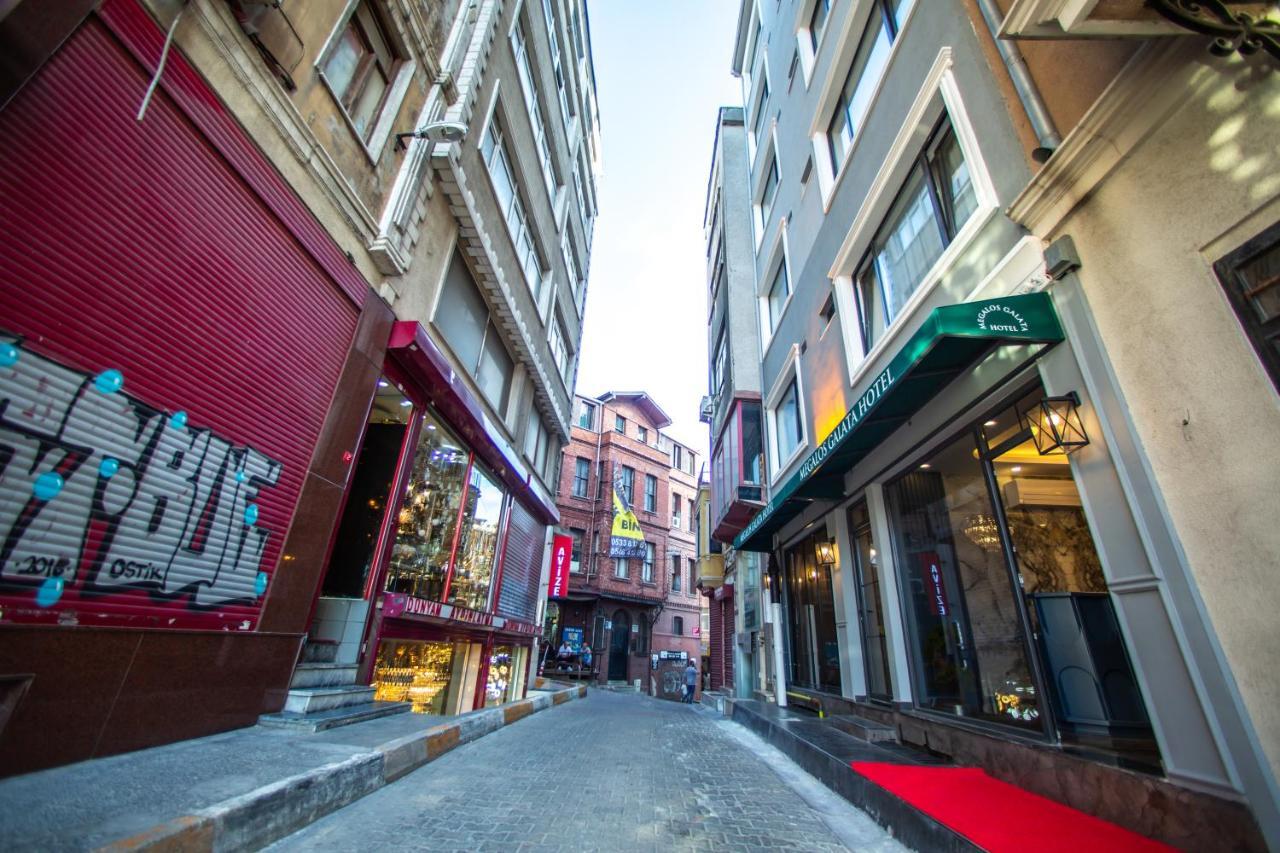 Megalos Galata Hotel Istanbul Exteriör bild